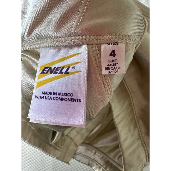 Enell NL100 Wireless High Impact Sports Bra 261 Size 4 Ecru - Picture 2 of 8